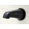 Kingston Brass KBX8130SVL Three-Handle Tub and Shower Faucet, Matte Black KBX8130SVL - alternate 3